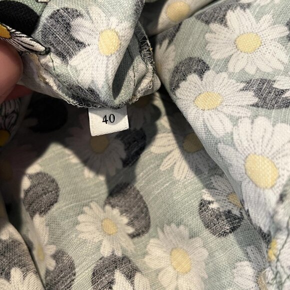 SANDRO NWOT FLORAL POLKA DOT DRESS - Picture 14 of 14